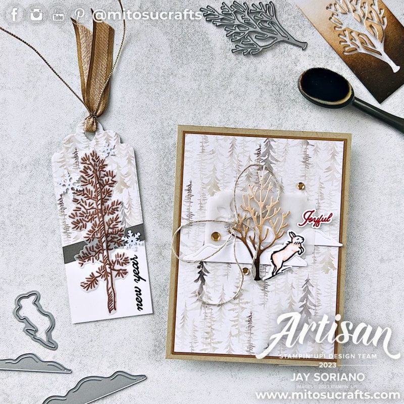 Stampin' Up! One Horse Open Sleigh Handmade Christmas Card & Tag Idea with Horse & Sleigh Creativity Now from Mitosu Crafts by Barry & Jay Soriano Stampin Up UK France Germany Austria Netherlands Belgium Ireland