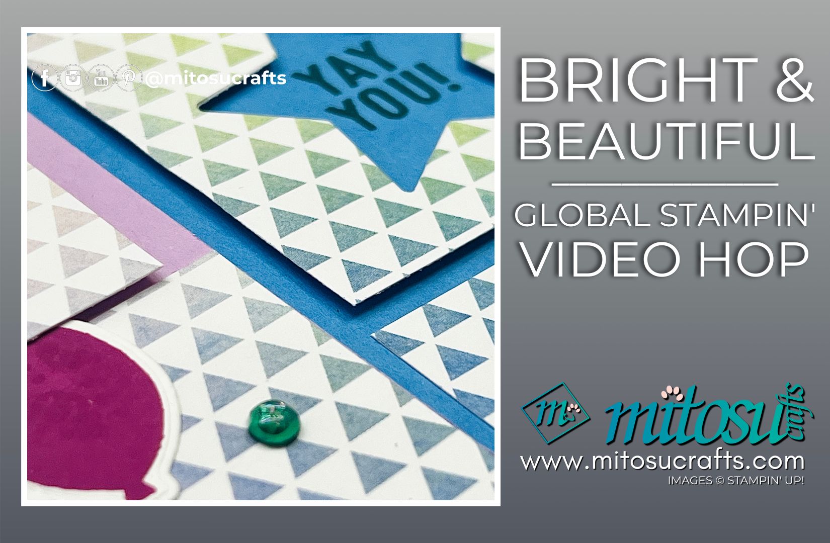 Stylish Card making Ideas- Global Stampin Video Hop - Karen Hadler