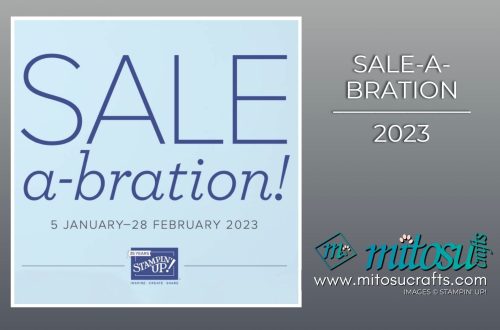 Stampin' Up! Sale-A-Bration SAB 2023 Promo Details from Mitosu Crafts UK