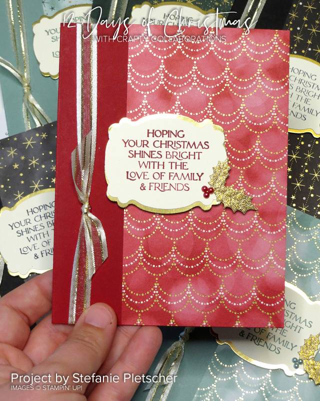 Stefanie Pletscher Design 12 Weeks of Christmas Ideas from Mitosu Crafts by Barry & Jay Soriano Stampin Up Demonstrator