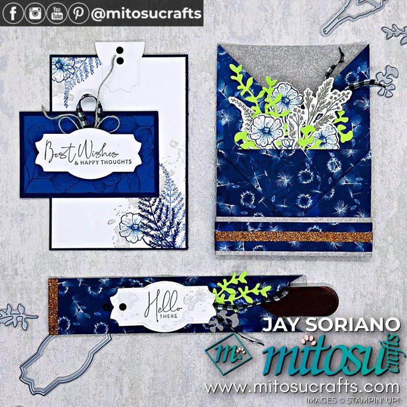 Sun Prints Suite Gift Sleeve Inspiration Project from Mitosu Crafts by Barry Selwood & Jay Soriano Stampin' Up! Demonstrators UK France Germany Austria The Netherlands Belgium Ireland