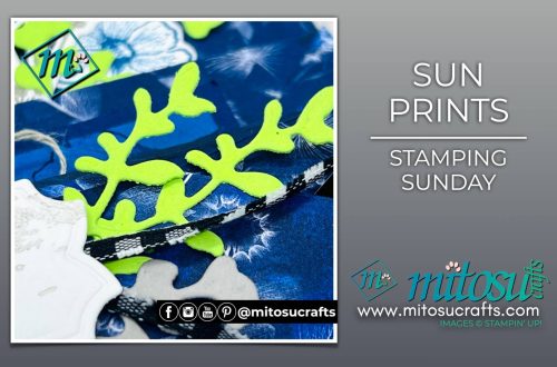 Sun Prints Suite Inspiration Projects from Mitosu Crafts by Barry Selwood & Jay Soriano Stampin' Up! Demonstrators UK France Germany Austria The Netherlands Belgium Ireland