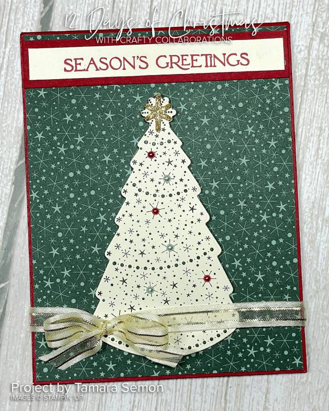 Tamara Semon Design 12 Weeks of Christmas Ideas from Mitosu Crafts by Barry & Jay Soriano Stampin Up Demonstrator