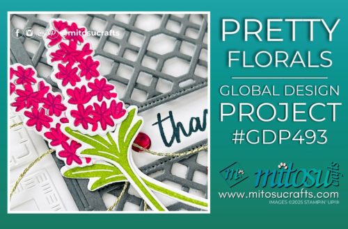 Thank You Pretty Florals Trellis Card Idea for #GDP493 by Jay Soriano Mitosu Crafts Stampin' Up! UK
