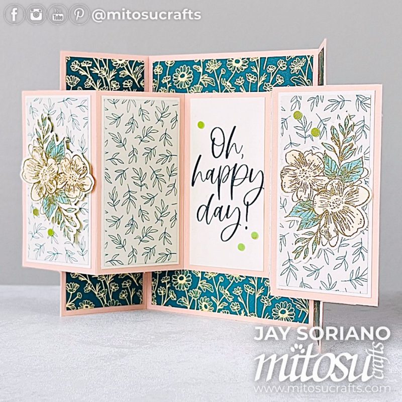 Thoughtful Kindest Expressions Winged Gate Fun Fold Card Idea Mitosu Crafts by Barry & Jay Soriano Stampin' Up! UK France Germany Austria Netherlands Belgium Ireland