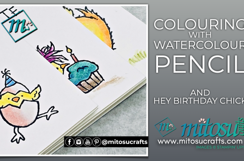 Watercoloring & Simple Stamping With Hey Birthday Chick & Barry and Jay from Mitosu Crafts UK Independent Stampin Up Demonstrators