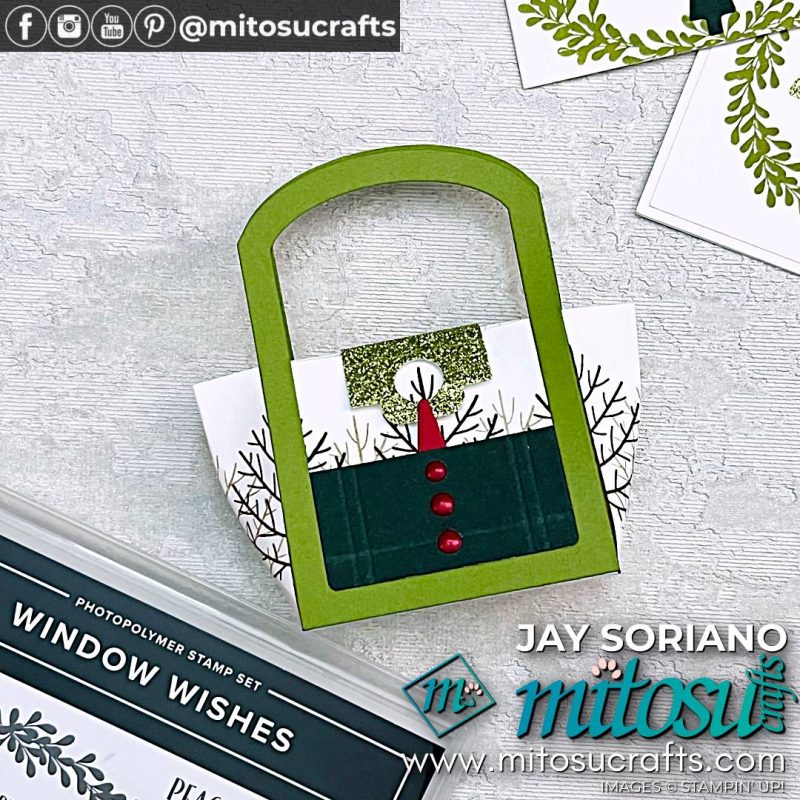 Window Wishes Treat Bag Idea from Mitosu Crafts by Barry & Jay Soriano Stampin Up UK France Germany Austria Netherlands Belgium Ireland