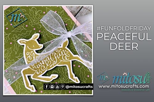 #funfoldfriday Chap Stick Lip Balm Holder with Peaceful Deer from Mitosu Crafts UK by Barry & Jay Soriano Stampin' Up! Demo