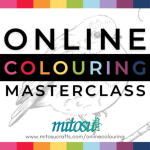 Perched in a Tree Online Colouring Master class from Jay Soriano Mitosu Crafts UK