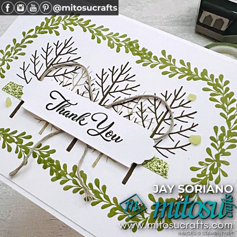 #simplestamping Window Wishes Card Idea from Mitosu Crafts by Barry & Jay Soriano Stampin Up UK France Germany Austria Netherlands Belgium Ireland